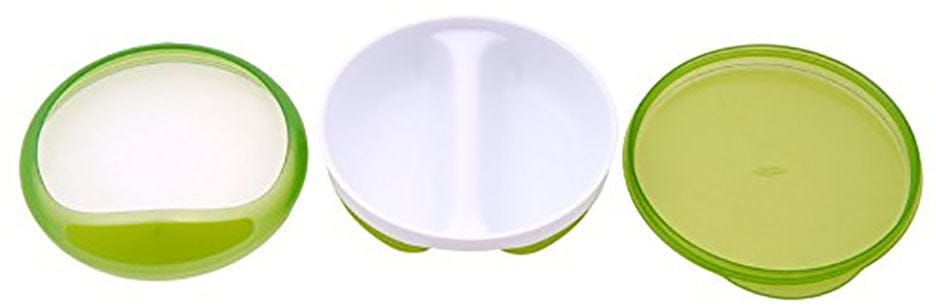 OXO Tot Divided Feeding Dish in Green - 6113900