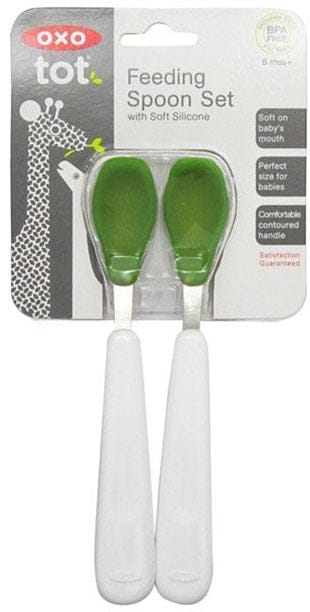 OXO Tot Feeding Spoon Set - Green - 6104100