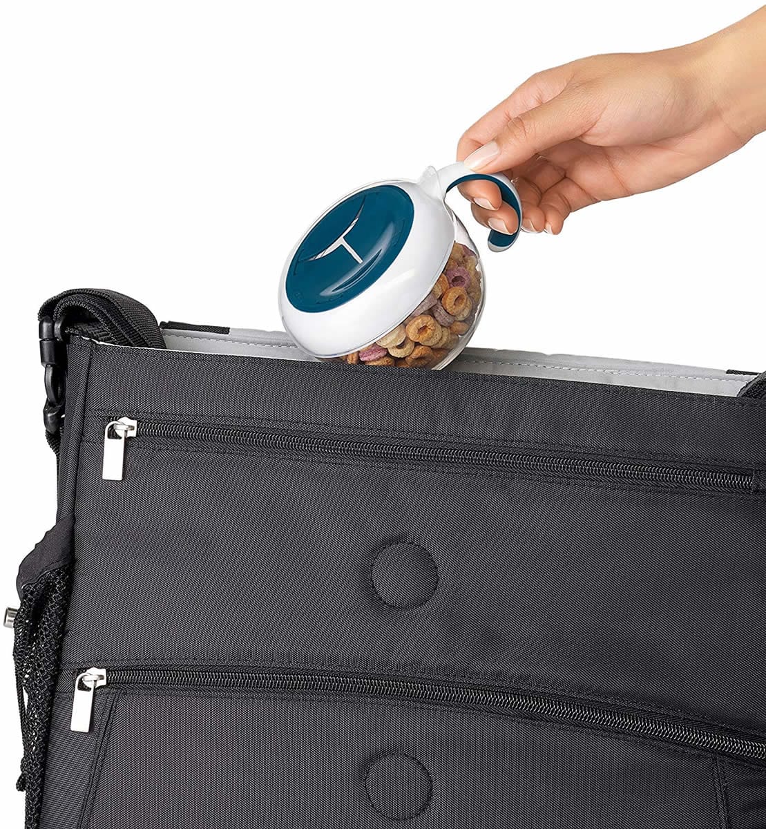 OXO Tot Flippy Snack Cup With Travel Cover - Navy - 61132100