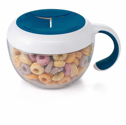 OXO Tot Flippy Snack Cup With Travel Cover - Navy - 61132100