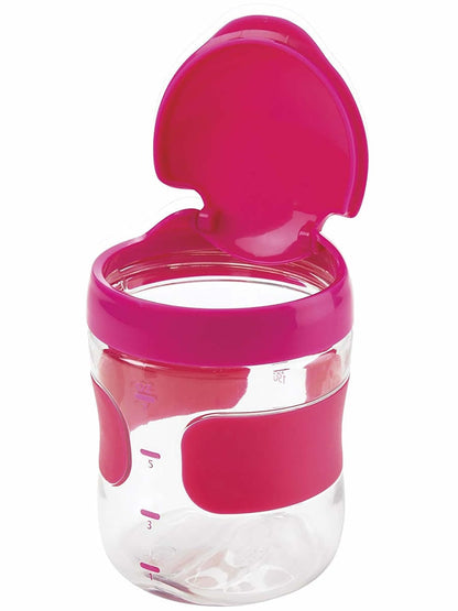 OXO Tot Large Flip Top Snack Cup - Pink - 6129600