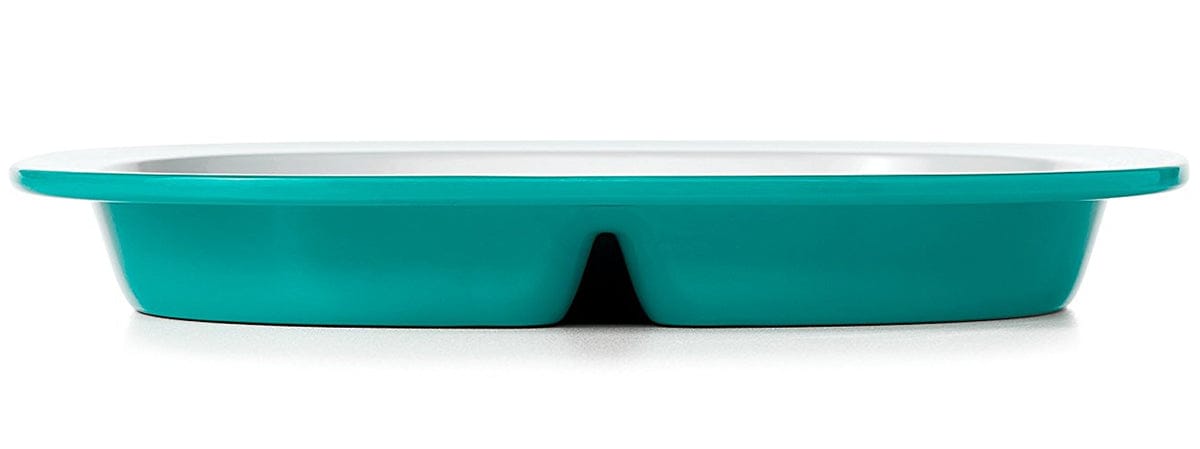 OXO Tot Melamine Divided Plate - Teal - 61126900