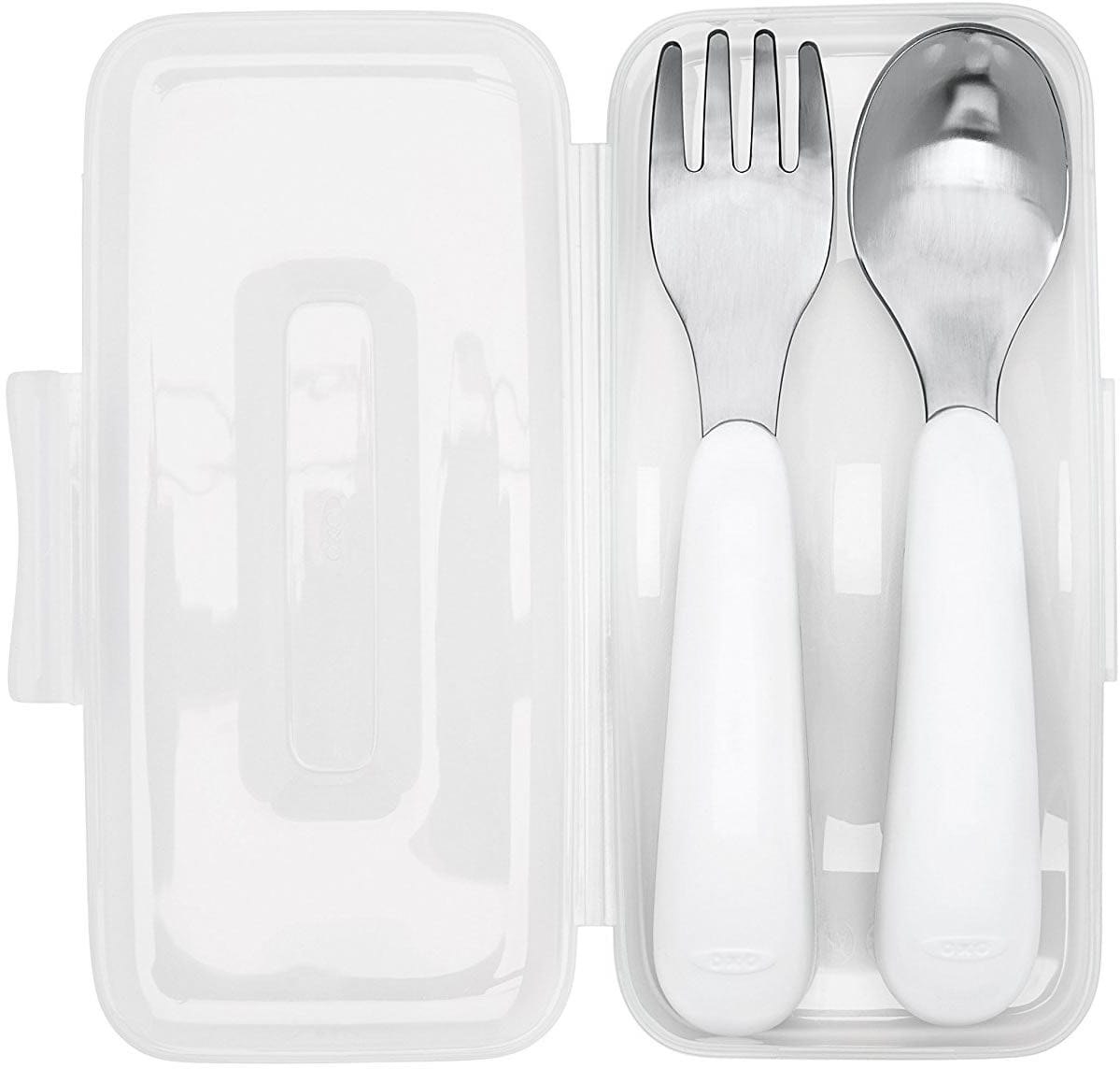 OXO Tot On-the-Go Fork & Spoon Set - Navy