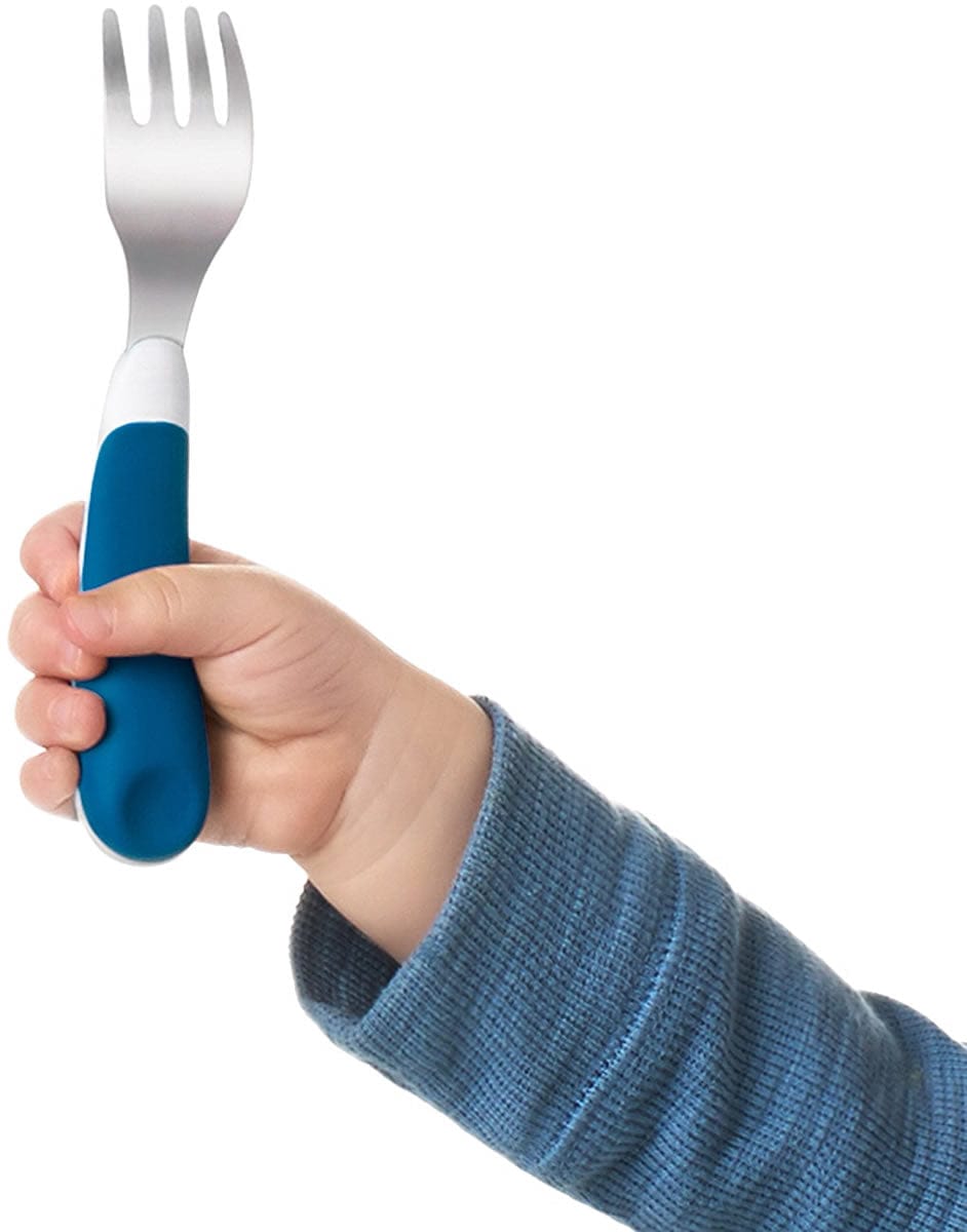OXO Tot On-the-Go Fork & Spoon Set - Navy