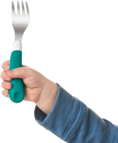 OXO Tot On-the-Go Fork & Spoon Set - Teal - 61132800