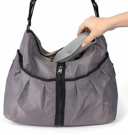 OXO Tot Roll Up Bib, 2-pack - Gray & Pink - 61118700