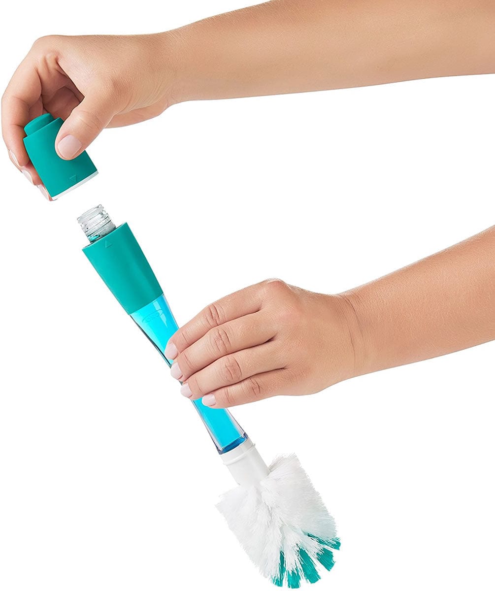 OXO Tot Soap Dispensing Bottle Brush With Stand - Teal - 62123000