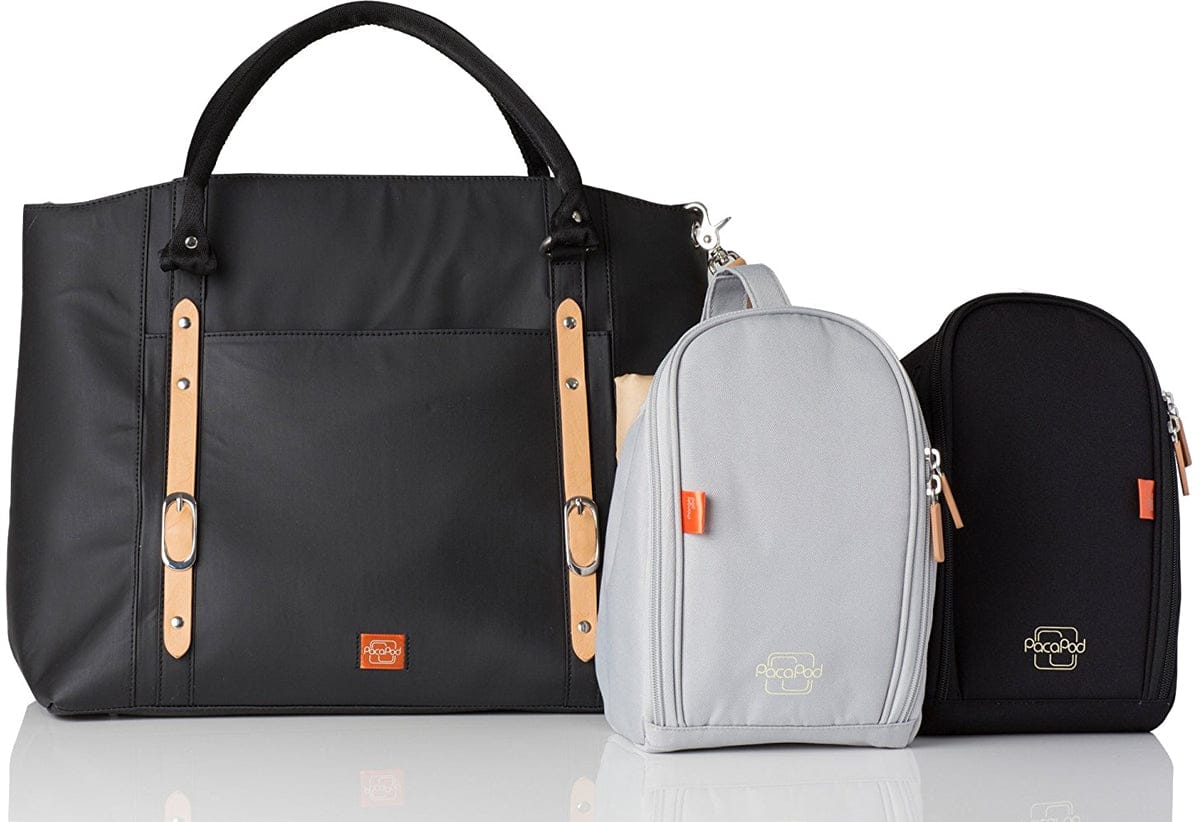 PacaPod Mirano Diaper Bag - Black - BB0325