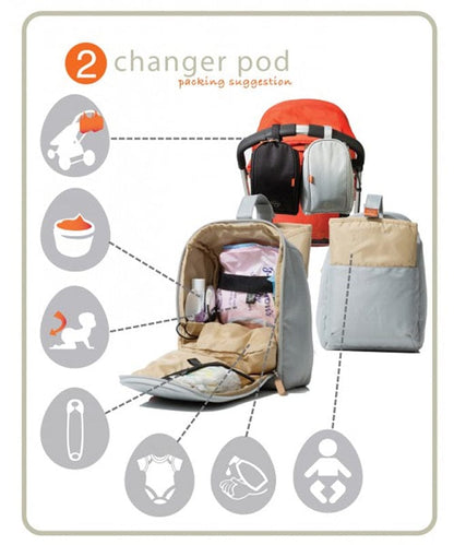 PacaPod Mirano Diaper Bag - Tan - BB0326