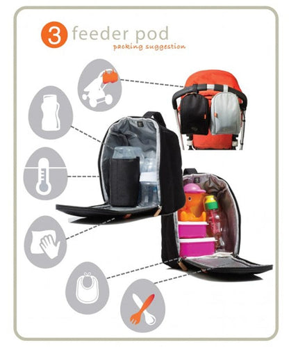 PacaPod Mirano Diaper Bag - Tan - BB0326