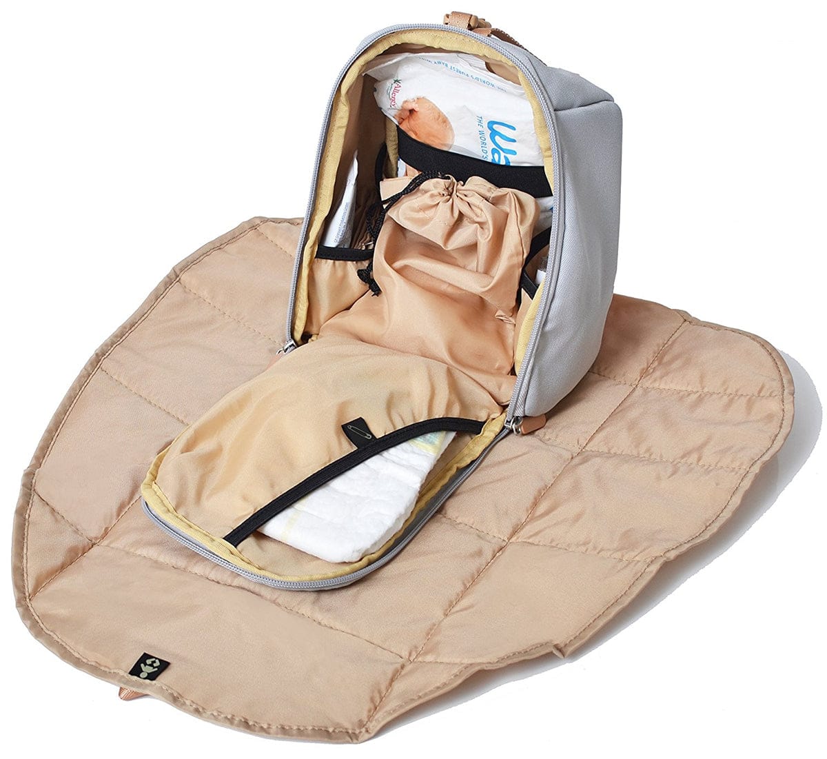 PacaPod Richmond Diaper Bag - Navy Herringbone