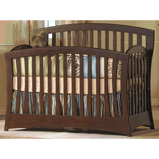 Pali Trieste 3 Piece Nursery Set in Vintage Cherry - Forever Crib, Double Dresser & 5 Drawer Dresser - 300306305VC