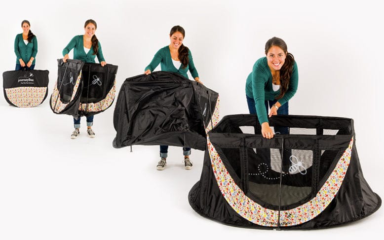 Angelcare journeyBee Portable Crib in Black - 5452400403