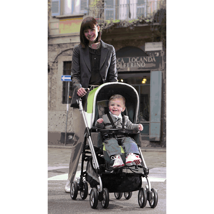 Peg Perego 2010 Pliko Switch Classico Stroller in Gala - IPSH28US34DA01C