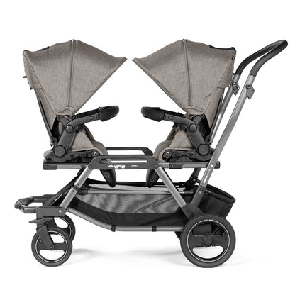 Peg Perego Duette Piroet Double Stroller - City Grey - IP0828NA00BA53