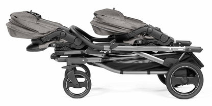 Peg Perego Duette Piroet Double Stroller - City Grey - IP0828NA00BA53