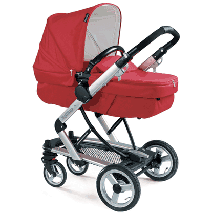 Peg Perego Skate Carriage Stroller in Red Bubbles - IPSK30BU49CR49