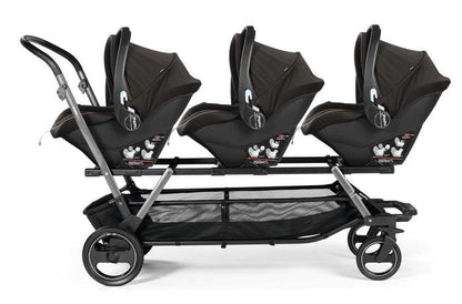 Peg Perego Triplette Piroet Stroller Bundle - City Grey - ICTR02NANL77-IS0328NA00BA53-X3