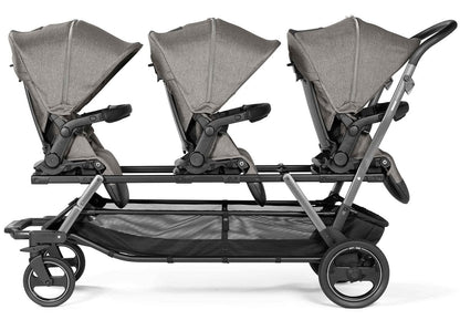 Peg Perego Triplette Piroet Stroller Bundle - City Grey - ICTR02NANL77-IS0328NA00BA53-X3