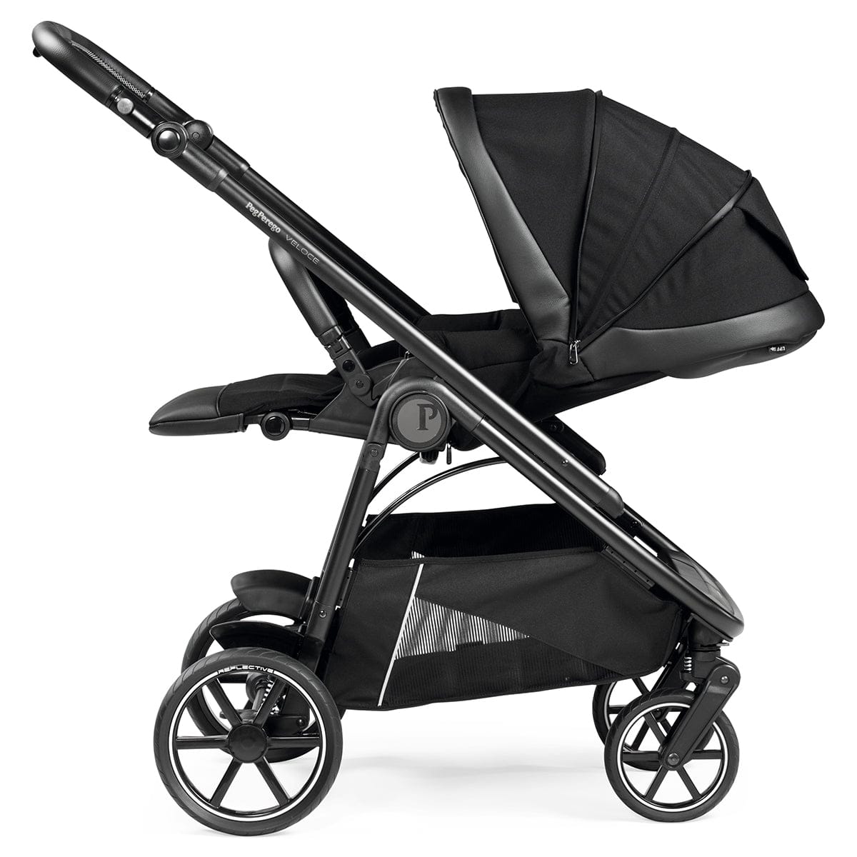Peg Perego Veloce + Primo Viaggio 4-35 Lounge Travel System Bundle - Licorice / Onyx - IP2600NA00RO01PL01-IMLO00US00DX13TP13