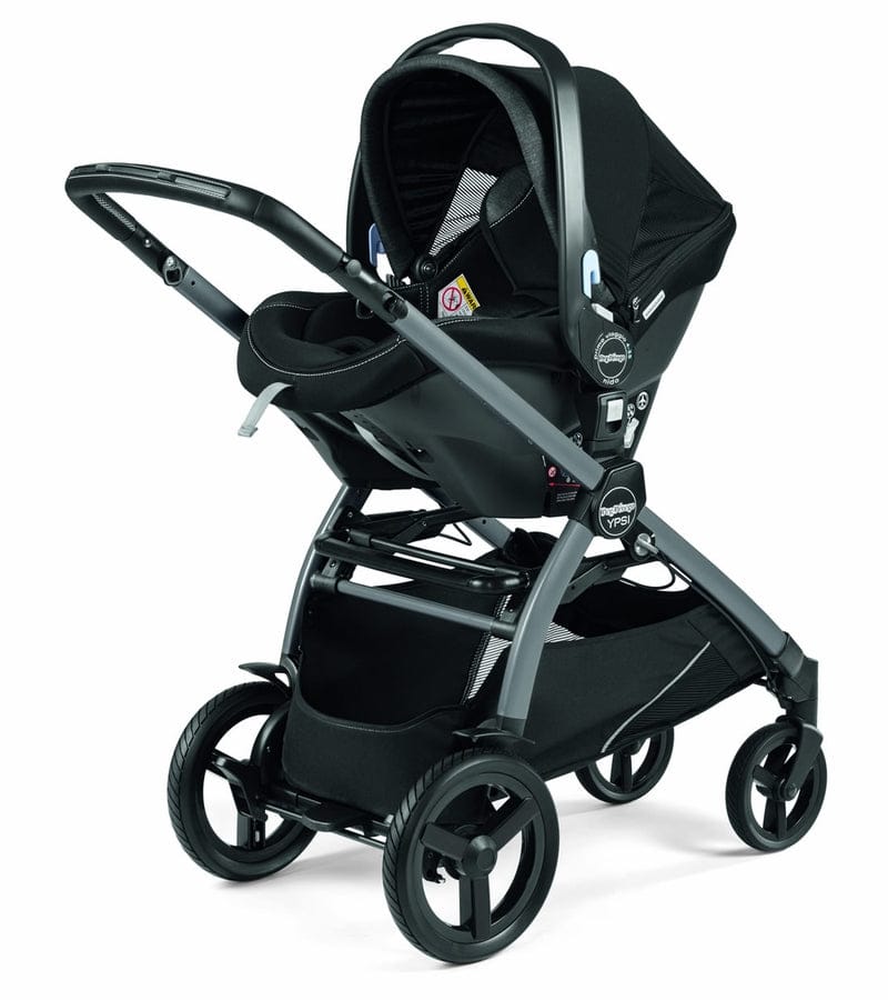 Peg Perego YPSI + Primo Viaggio 4-35 Nido Twin Travel System Bundle - Onyx - IP1528NA00SO13DX13-TWIN-TS