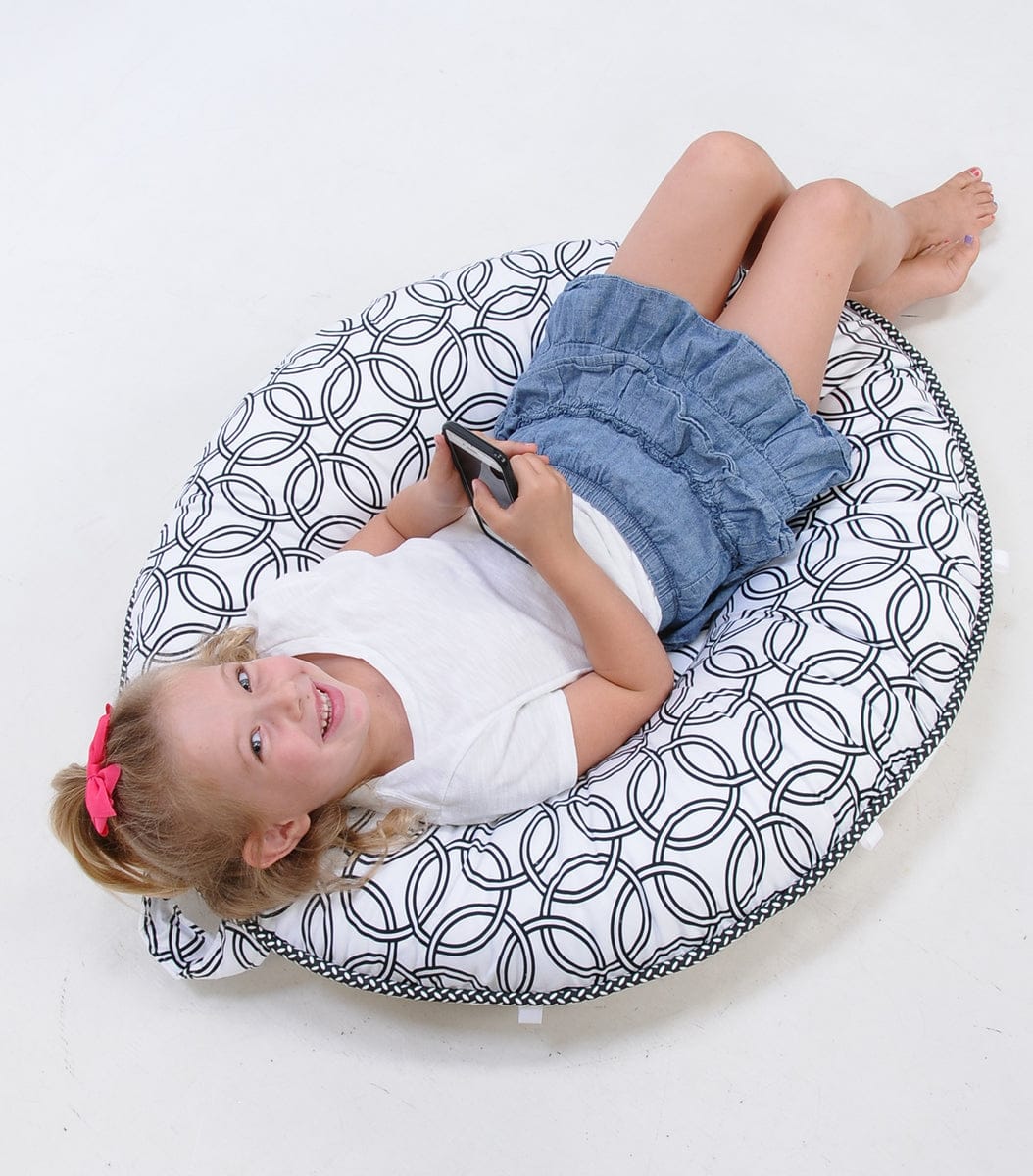 Pello Floor Pillow - Brett/Ivory - 8.54421E+11