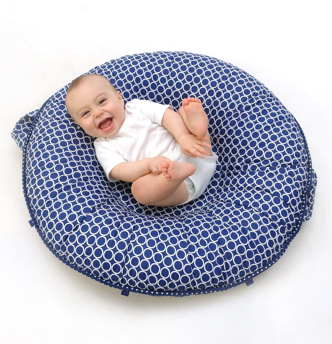 Pello Floor Pillow - Nathan Navy - 8.54421E+11