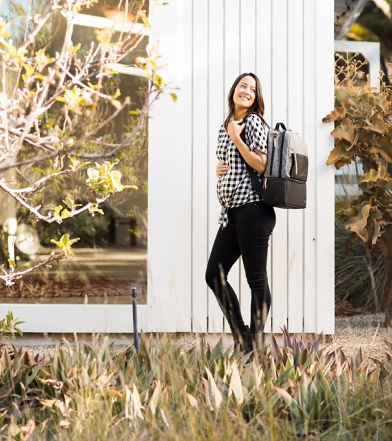 Petunia Pickle Bottom Axis Backpack Diaper Bag - Graphite/Black - XACB-544-00