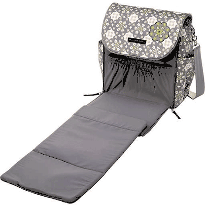 Petunia Pickle Bottom Boxy Backpack Diaper Bag in Misted Marseille - BB-MISTED-MAR