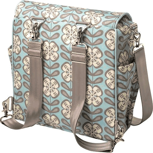 Petunia Pickle Bottom Boxy Backpack Diaper Bag in Peaceful Portofino