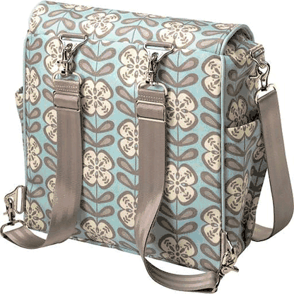 Petunia Pickle Bottom Boxy Backpack Diaper Bag in Peaceful Portofino