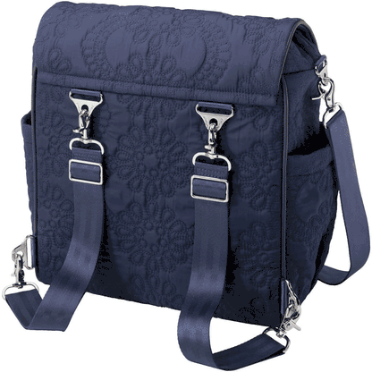 Petunia Pickle Bottom Boxy Backpack Diaper Bag in Waterloo Stop - PP-BB-WATERLOO