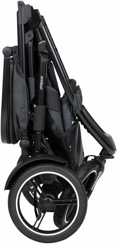 Phil & Teds Dash Stroller & Liner - Black/Apple - PT-DASH-V6-5-APPLE