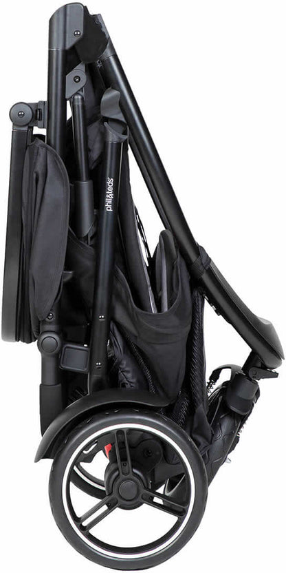Phil & Teds Dot Stroller & Liner - Black/Black - PT-DOT-V6-5-BLACK