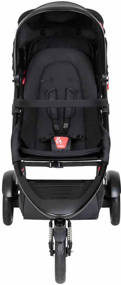 Phil & Teds Dot Stroller & Liner - Black/Black - PT-DOT-V6-5-BLACK