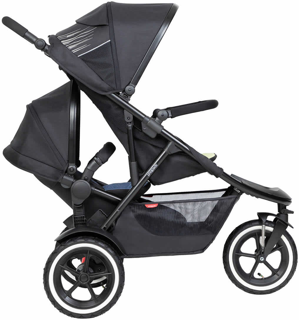 Phil & Teds Double Kit - Black/Charcoal - PT-DOUBLEKIT-V6-5-COAL