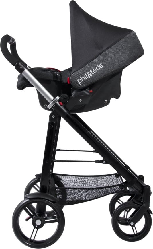 Phil & Teds  Smart Customizable Frame Stroller - Black - SMCF-v2-9999