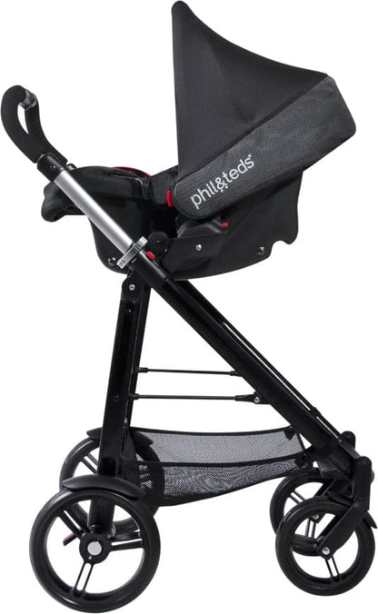 Phil & Teds  Smart Customizable Frame Stroller - Black - SMCF-v2-9999