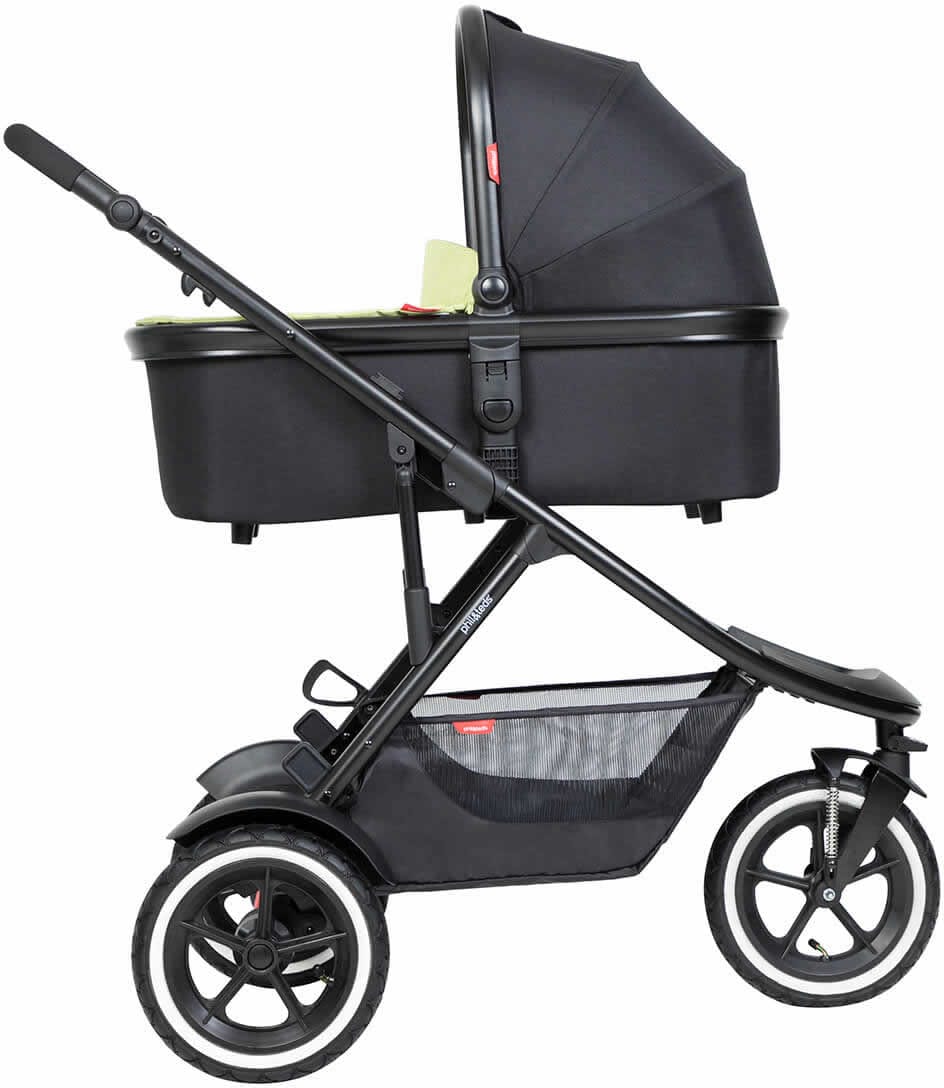 Phil & Teds Snug Carrycot - Black/Apple - PT-CARRYCOT-V6-5-APPLE