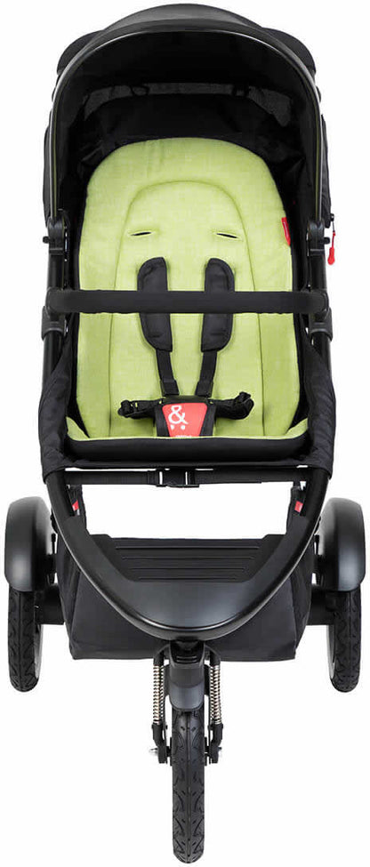 Phil & Teds Sport Stroller & Liner - Black/Apple - PT-SPORT-V6-5-APPLE