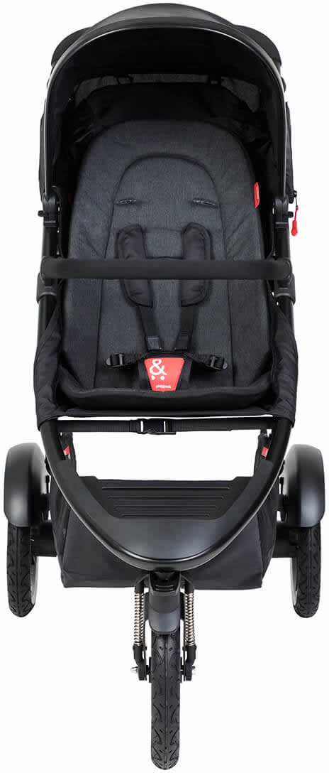 Phil & Teds Sport Stroller & Liner - Black/Black - PT-SPORT-V6-5-BLACK