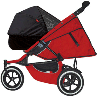 phil & ted explorer double stroller Phil&teds Peanut bassinet-c/ex/dt/nv