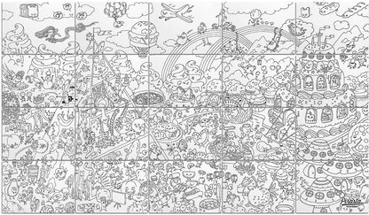 Pirasta Food Fight Coloring Sheets - 200103
