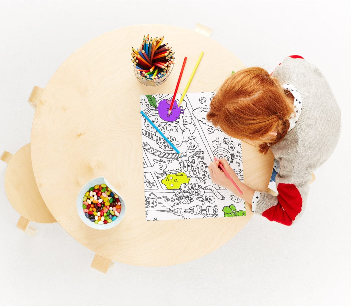 Pirasta Food Fight Coloring Sheets - 200103