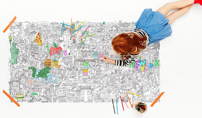 Pirasta The Big Apple Big Coloring Poster - 100101