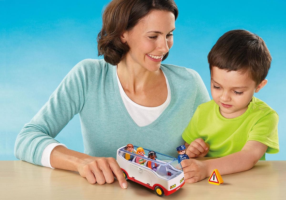 Playmobil 1.2.3 Airport Shuttle Bus - 6773-PLAY