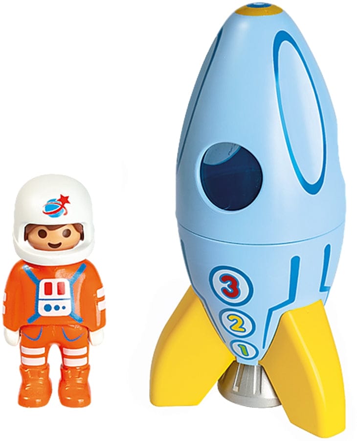 Playmobil 1-2-3 Astronaut with Rocket