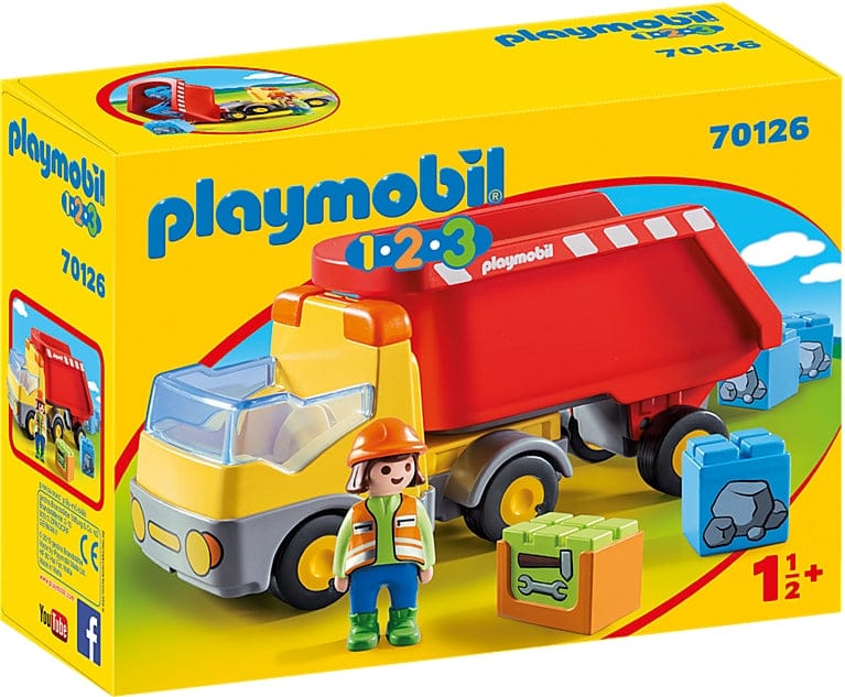 Playmobil 1-2-3 Dump Truck - 70126-PLAY