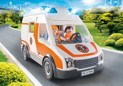 Playmobil Ambulance with Flashing Lights