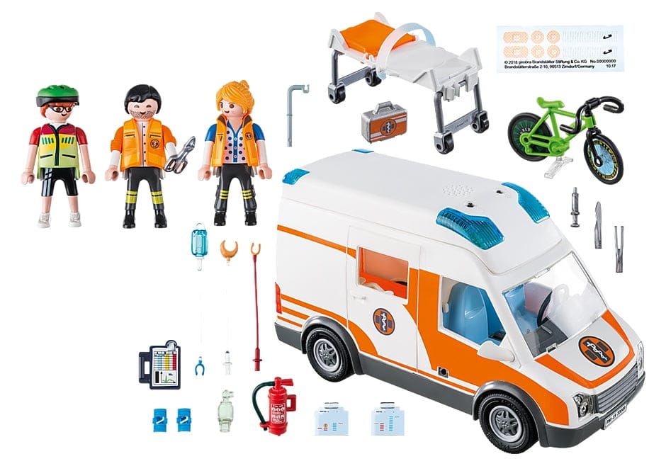 Playmobil Ambulance with Flashing Lights